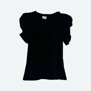 Francesca’s ribbed puff sleeve top